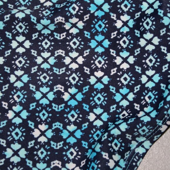 Blue & White 2 Pcs Justice Bikini Swimsuit Size 14 - Picture 9 of 11